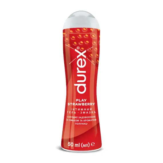 Їстівна інтим-гель змазка Durex Sweet Strawberry