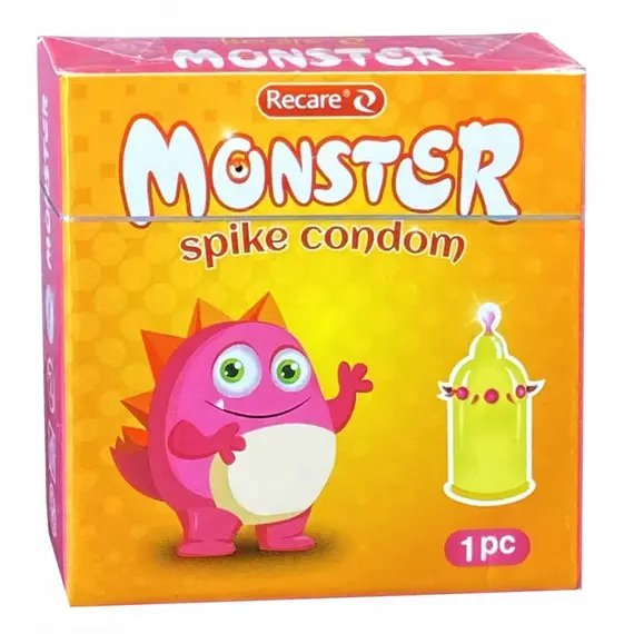 Презерватив з вусиками Recare Monster Yellowy Snick